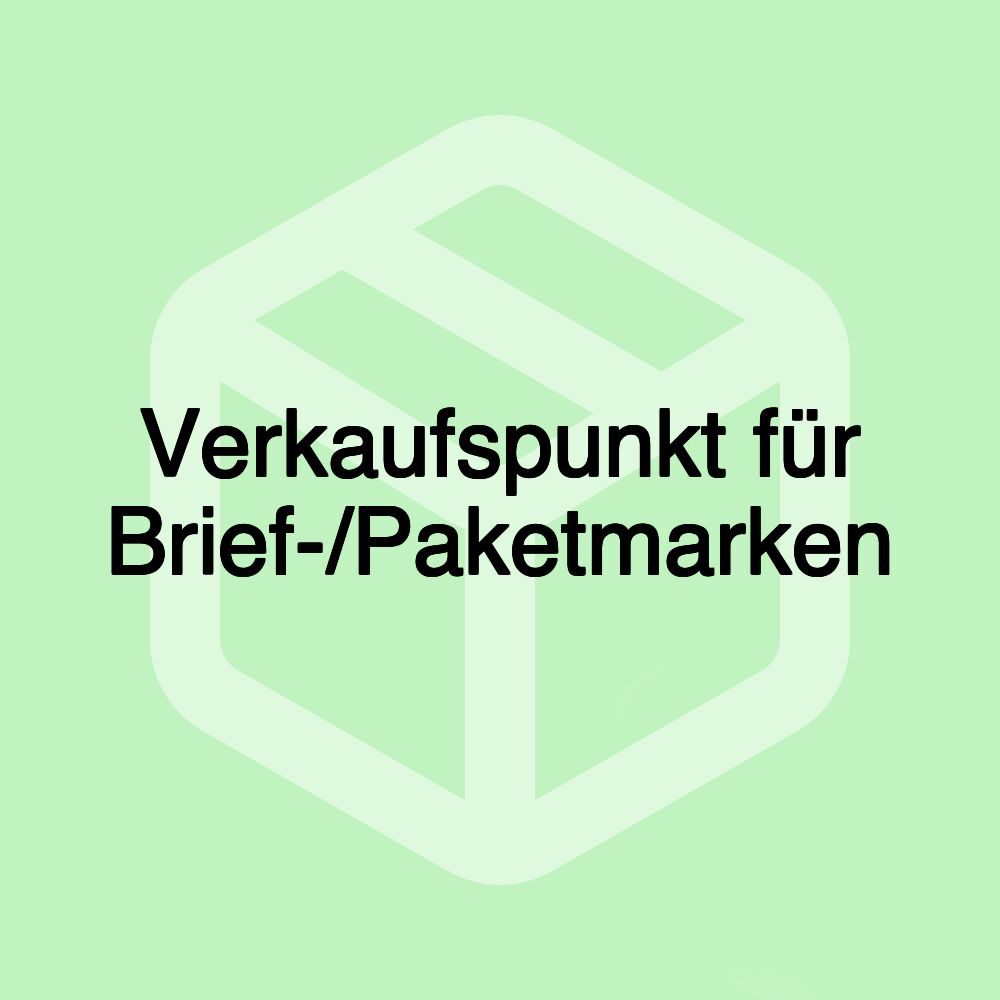 Verkaufspunkt für Brief-/Paketmarken