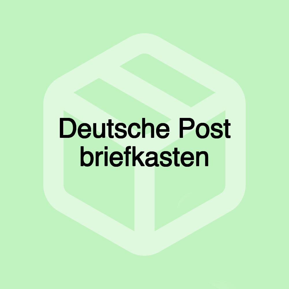 Deutsche Post briefkasten