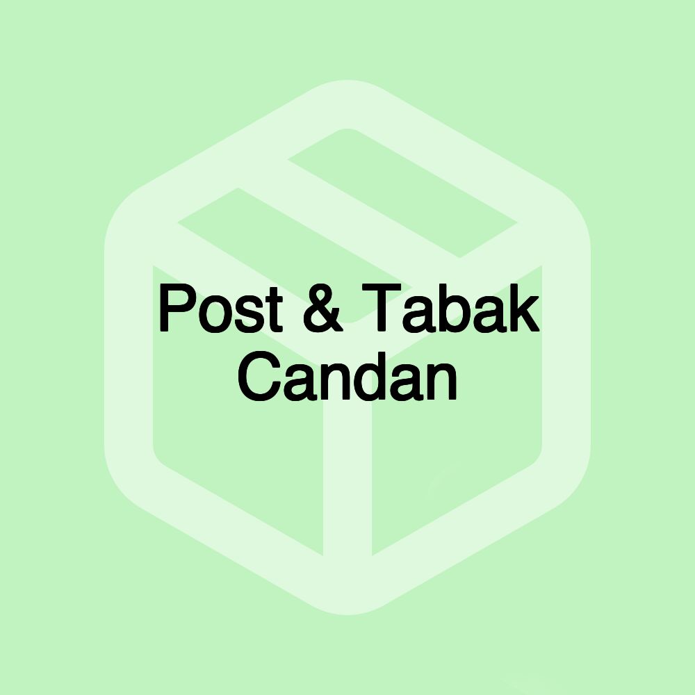 Post & Tabak Candan