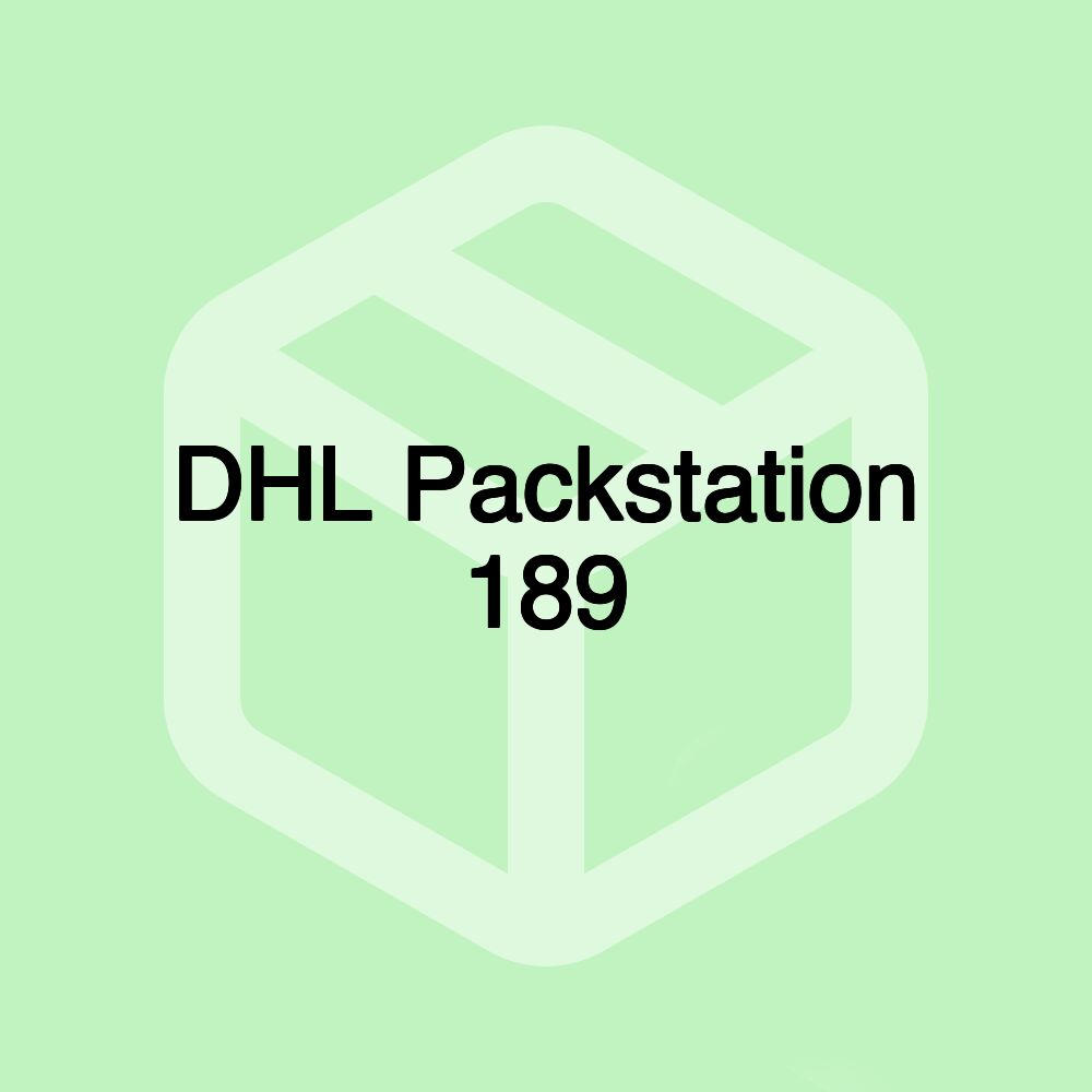 DHL Packstation 189