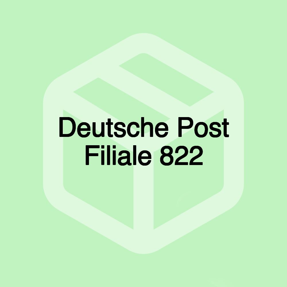 Deutsche Post Filiale 822