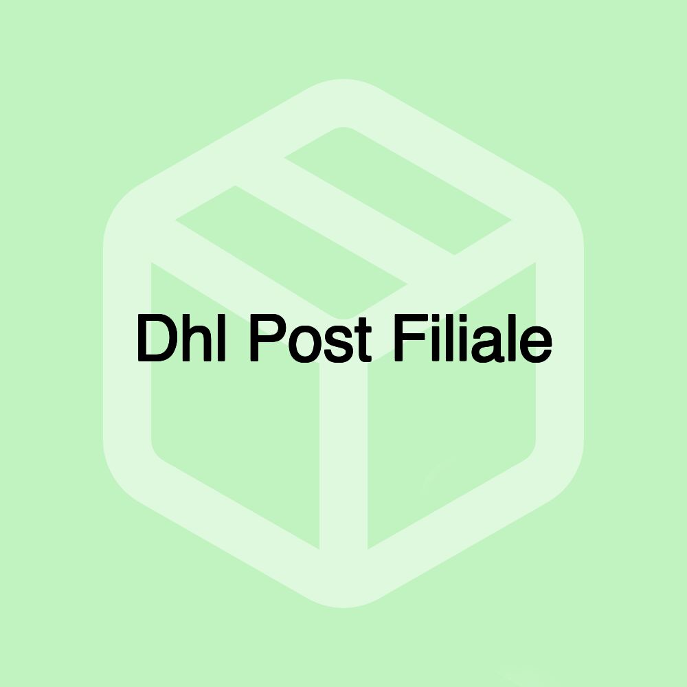 Dhl Post Filiale