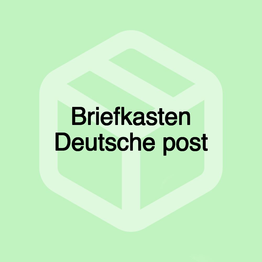 Briefkasten Deutsche post