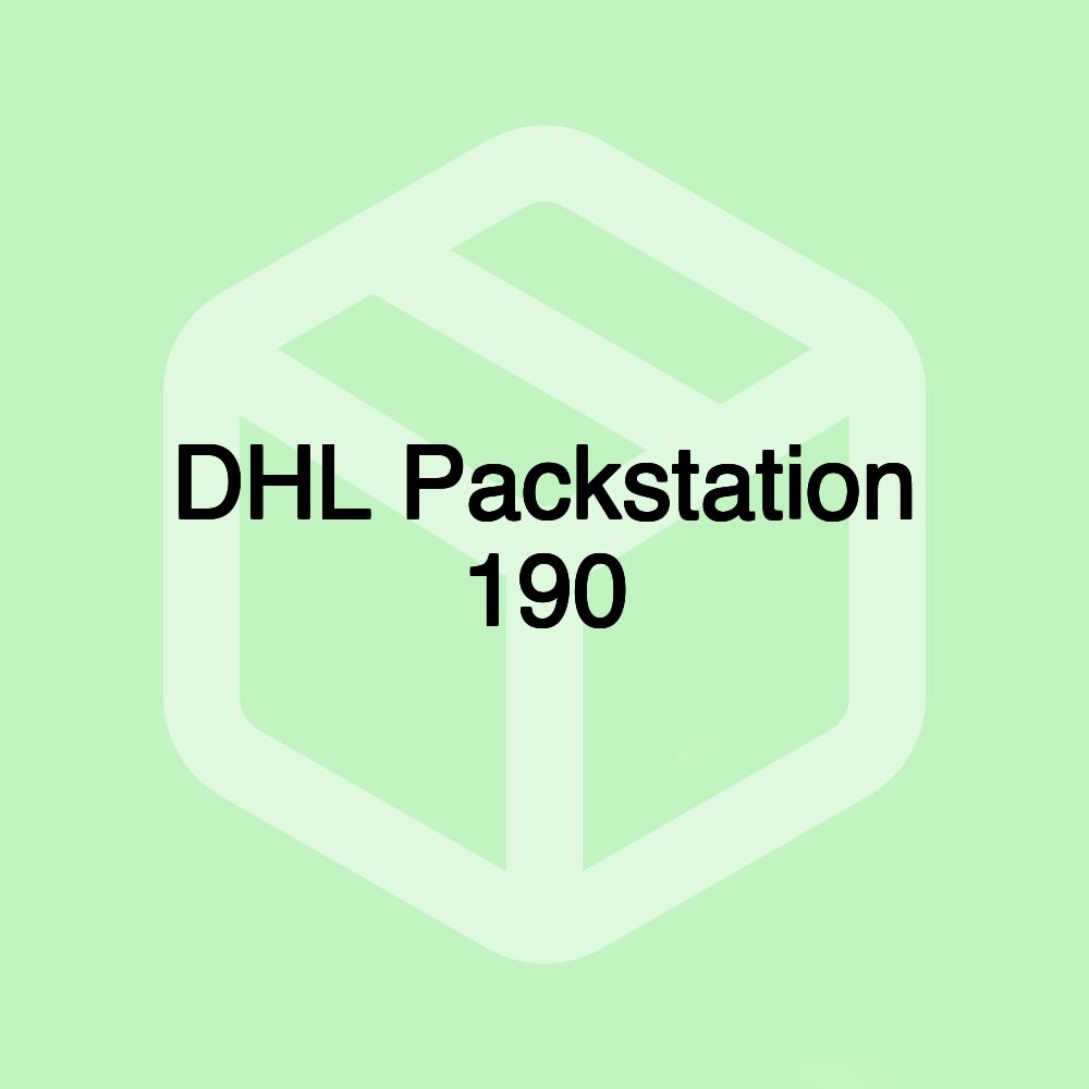 DHL Packstation 190