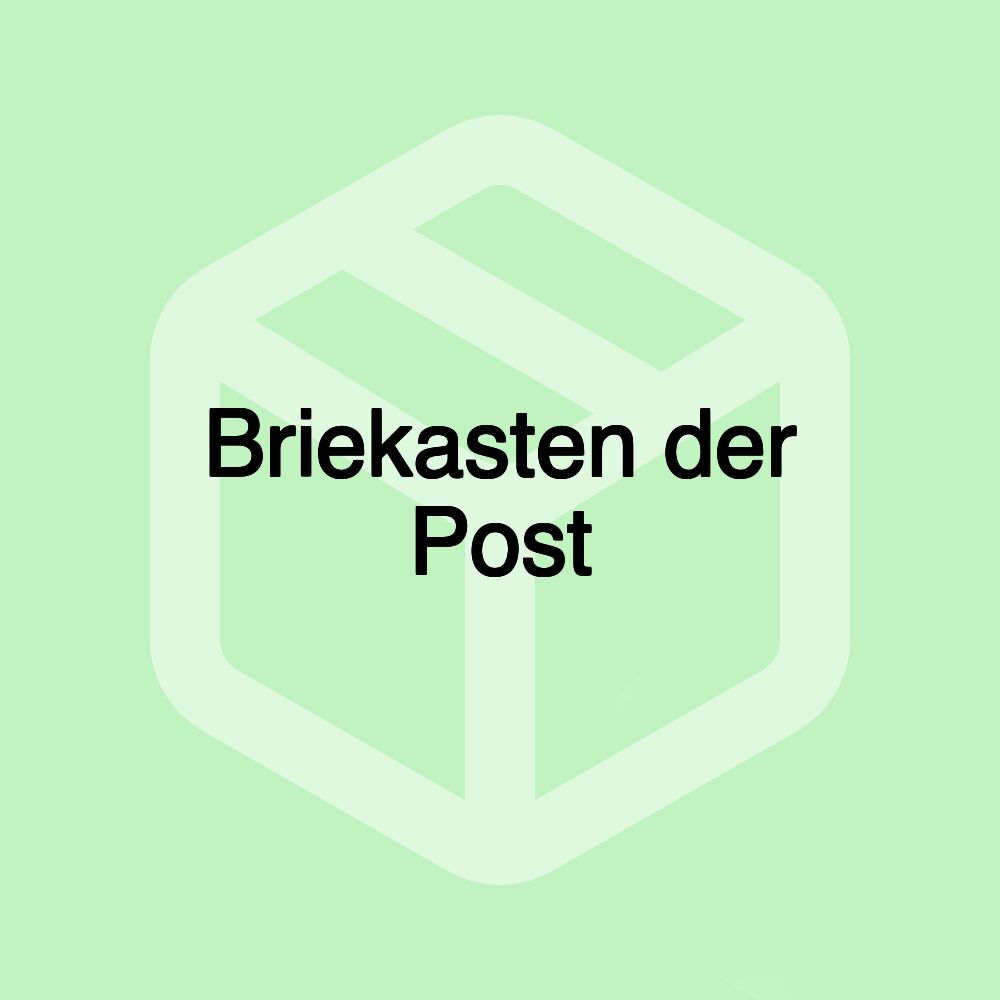 Briekasten der Post