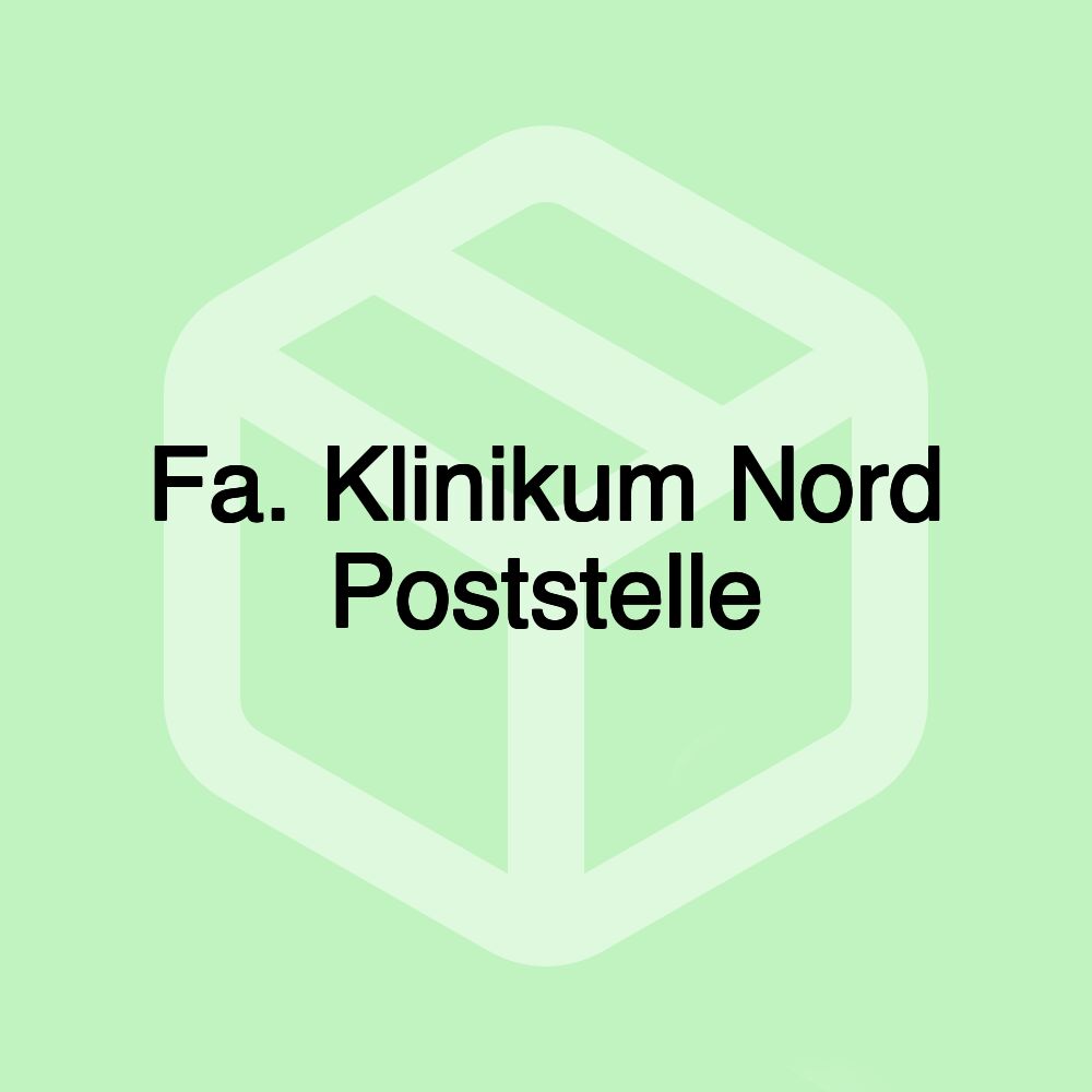 Fa. Klinikum Nord Poststelle