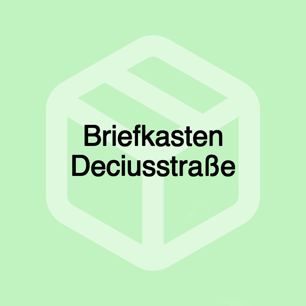 Briefkasten Deciusstraße