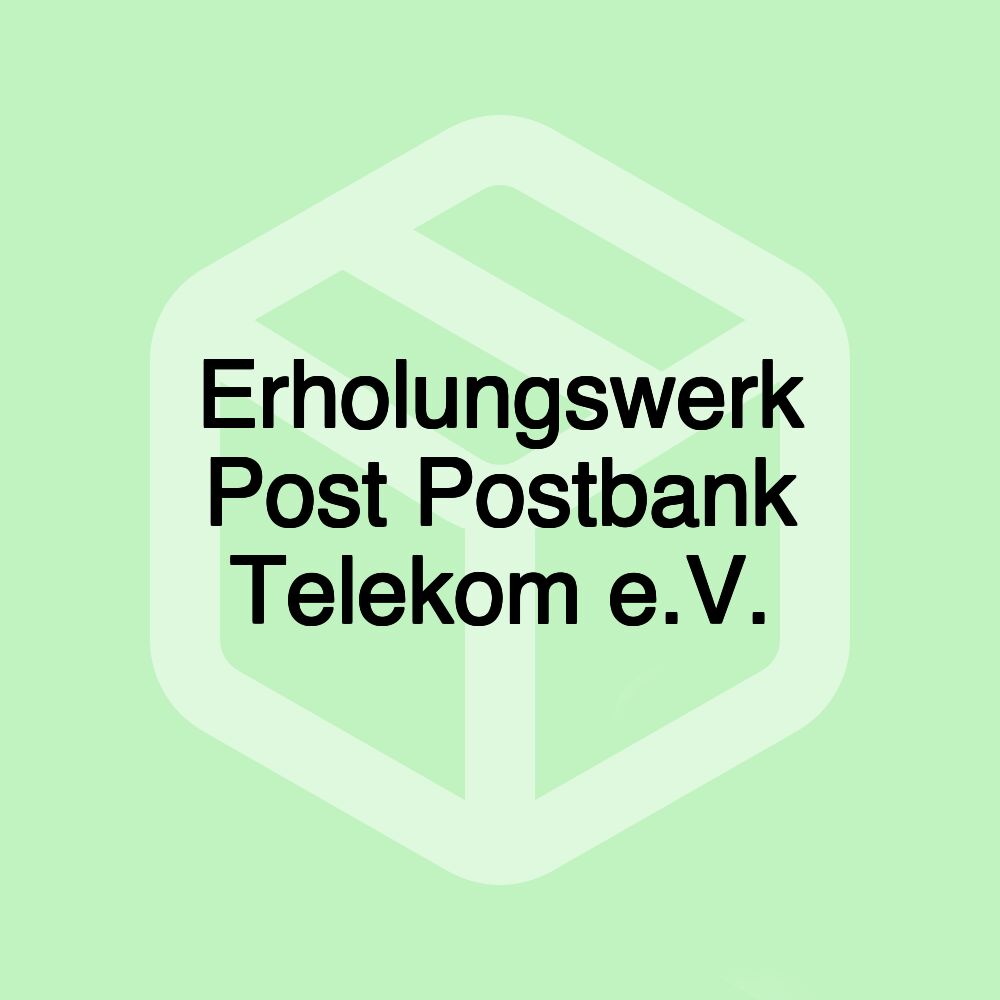 Erholungswerk Post Postbank Telekom e.V.