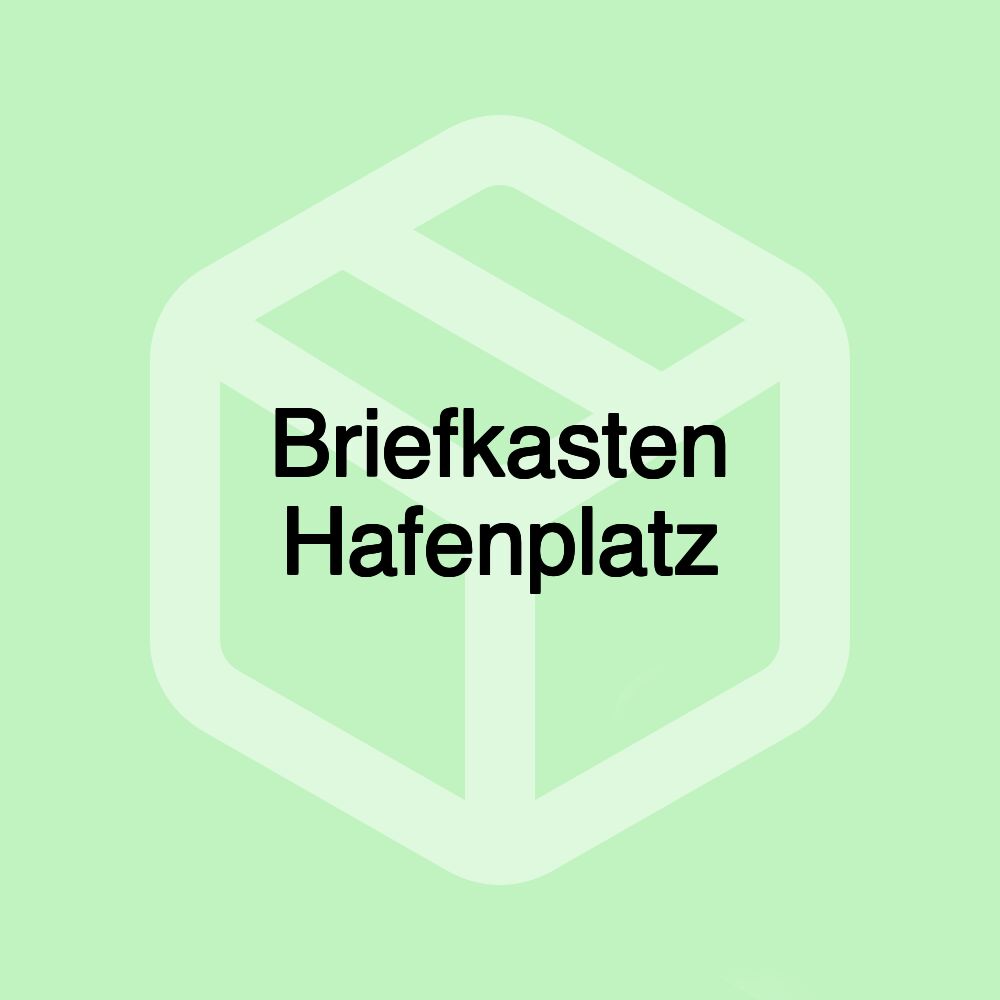 Briefkasten Hafenplatz