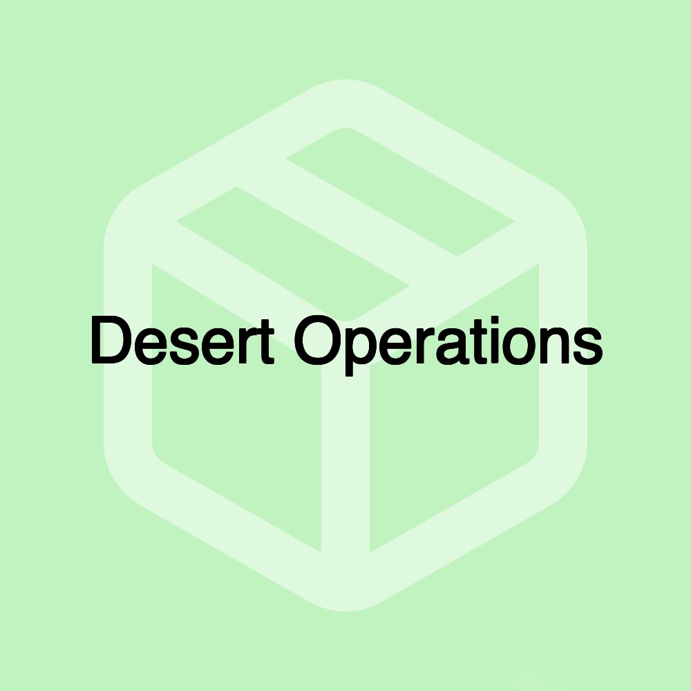 Desert Operations