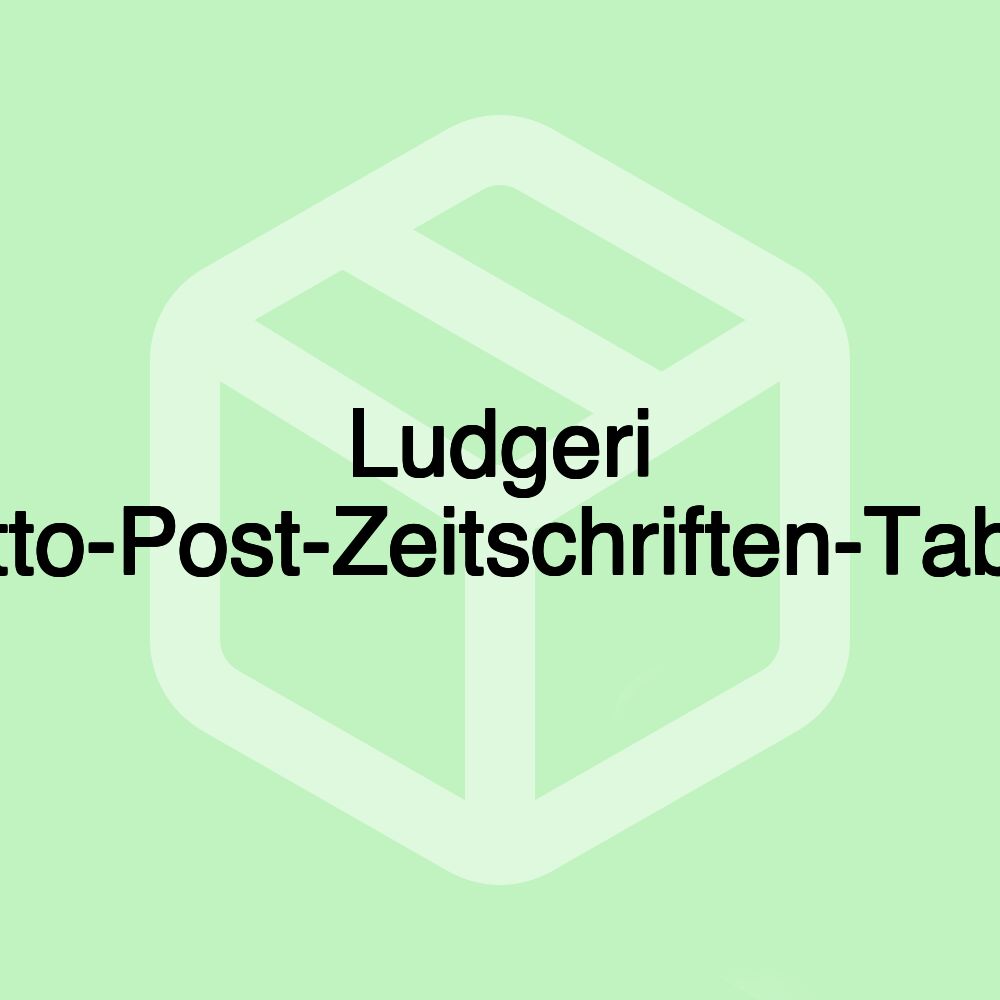 Ludgeri Lotto-Post-Zeitschriften-Tabak