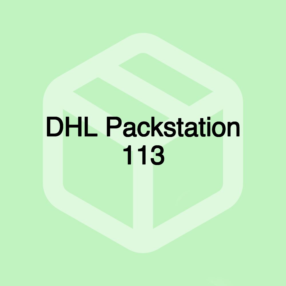 DHL Packstation 113