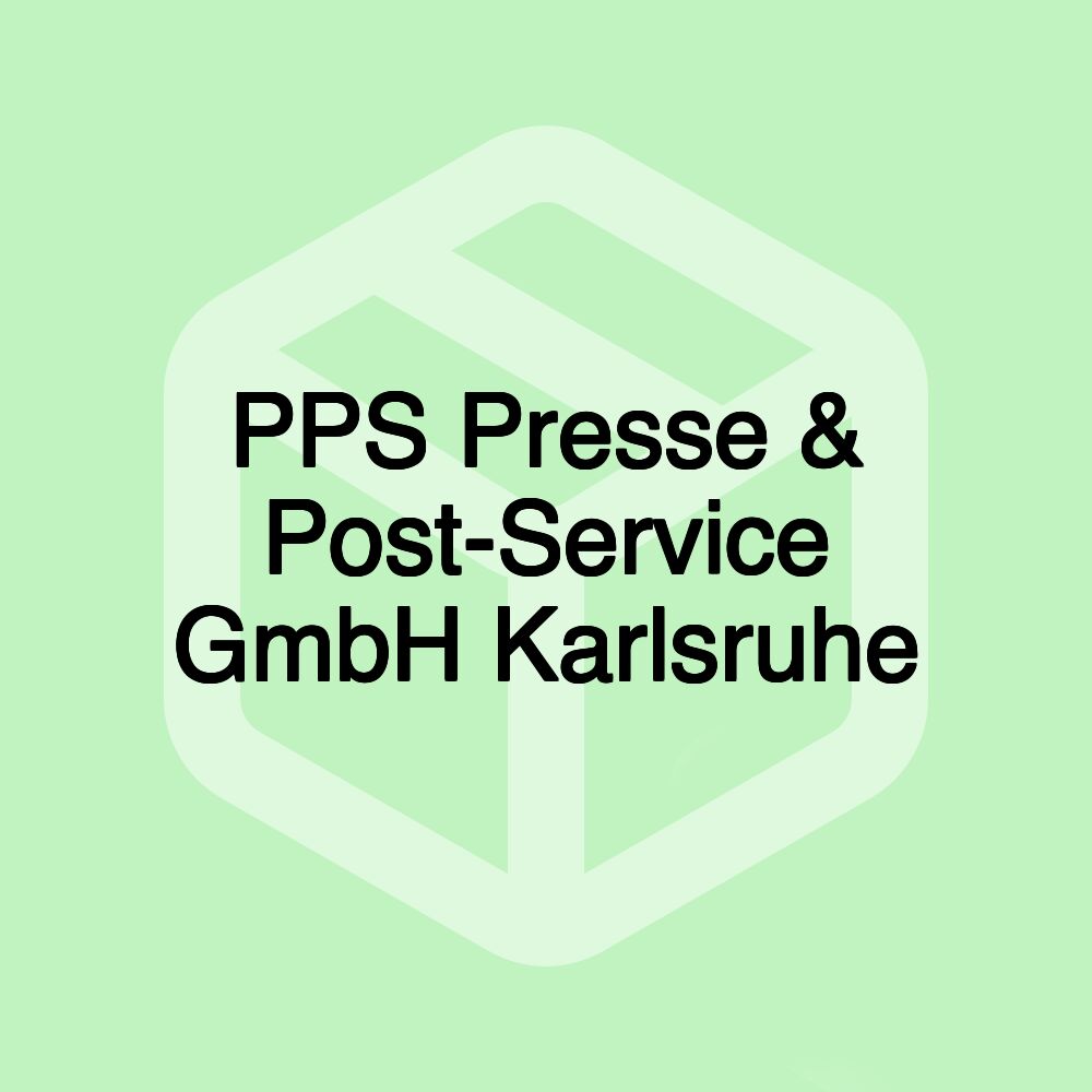 PPS Presse & Post-Service GmbH Karlsruhe