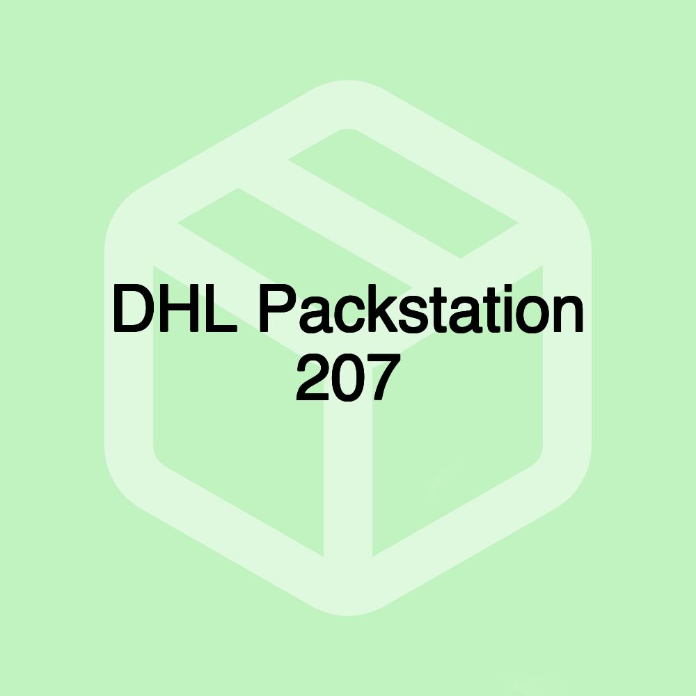 DHL Packstation 207