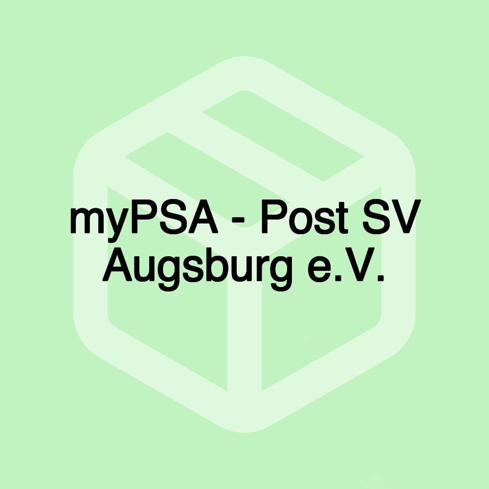 myPSA - Post SV Augsburg e.V.