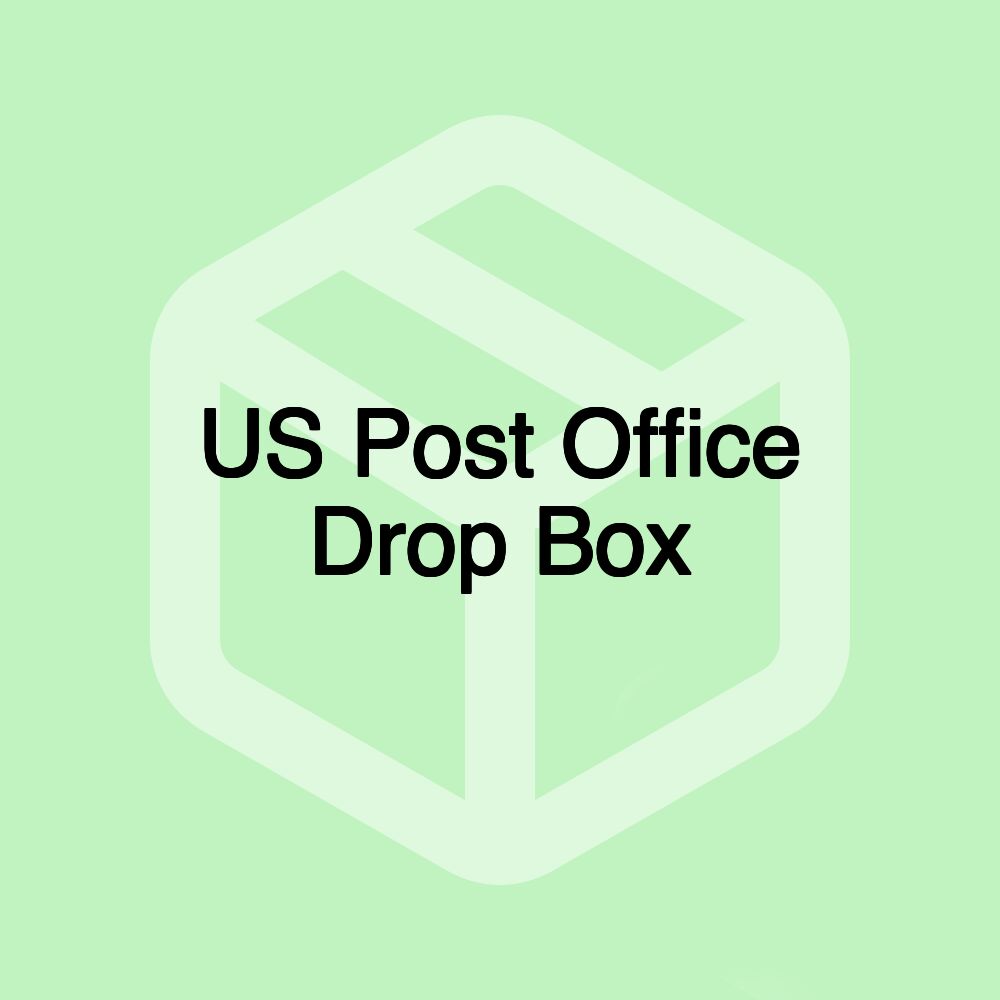 US Post Office Drop Box