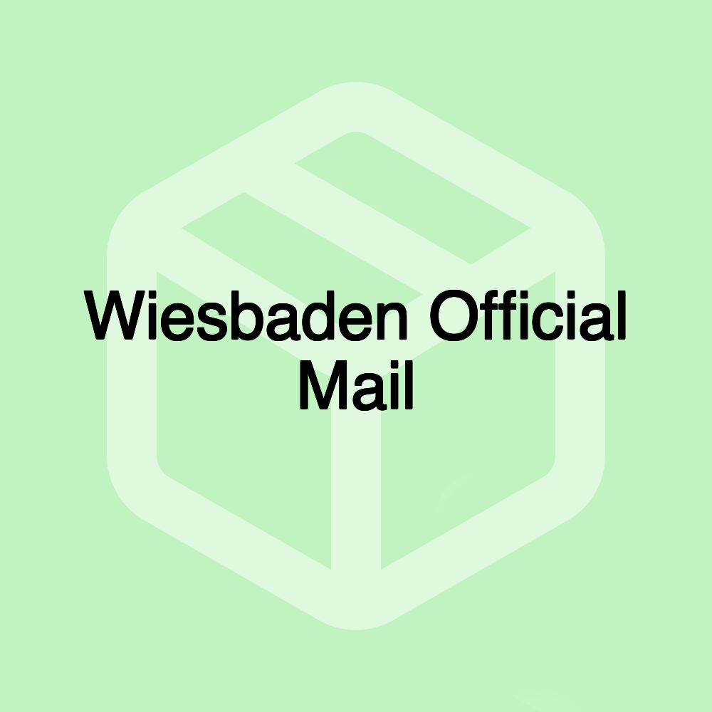 Wiesbaden Official Mail