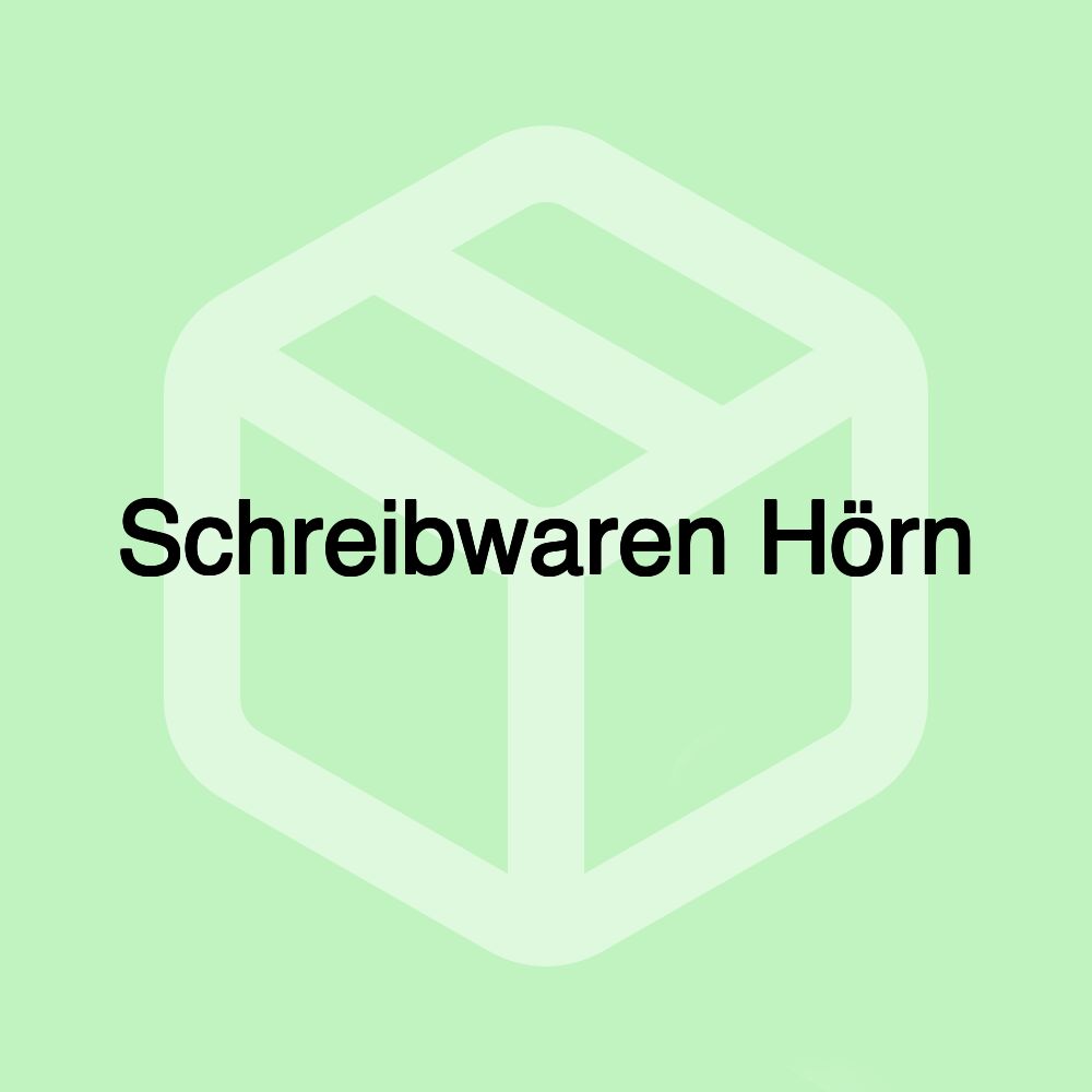 Schreibwaren Hörn