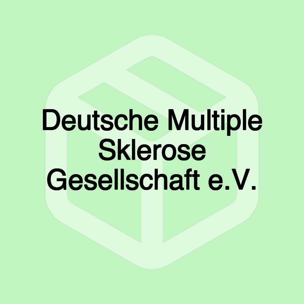 Deutsche Multiple Sklerose Gesellschaft e.V.