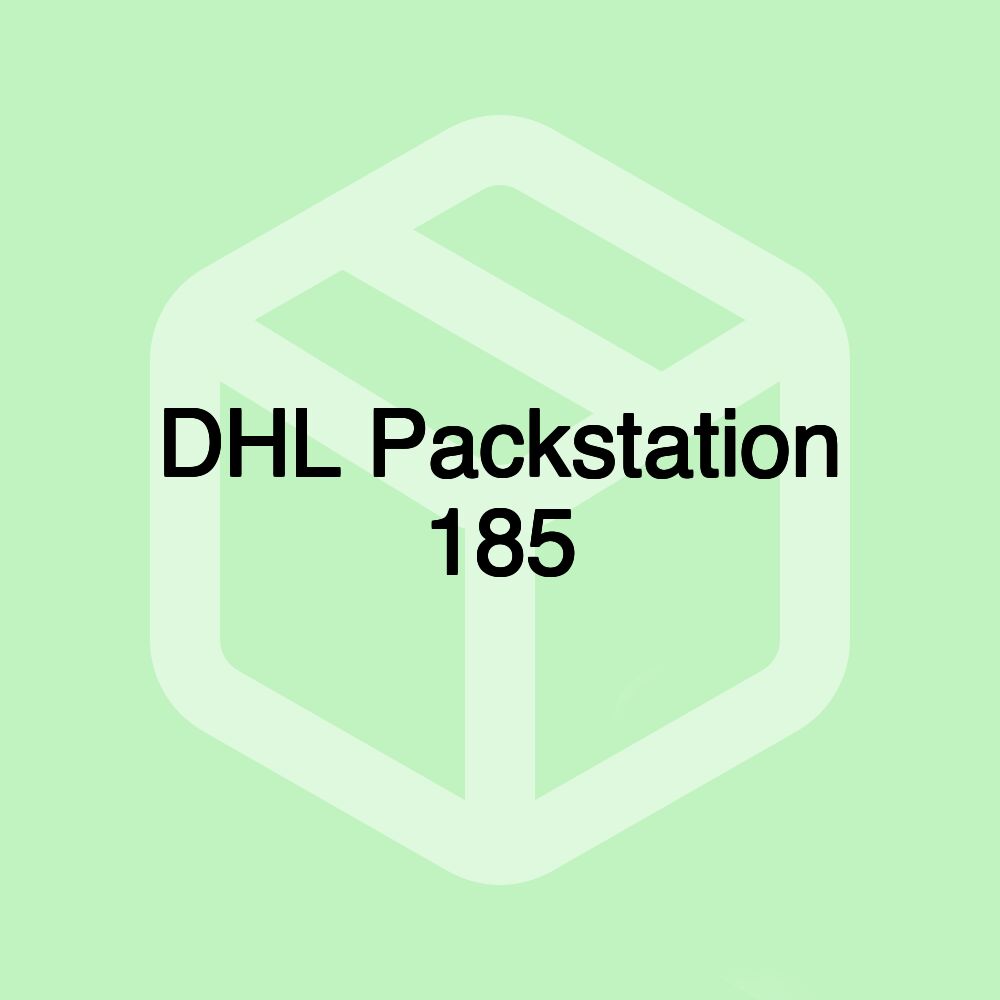 DHL Packstation 185