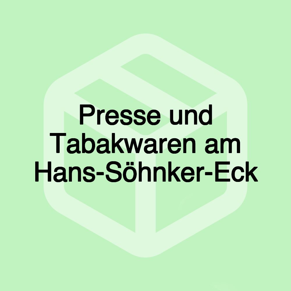 Presse und Tabakwaren am Hans-Söhnker-Eck