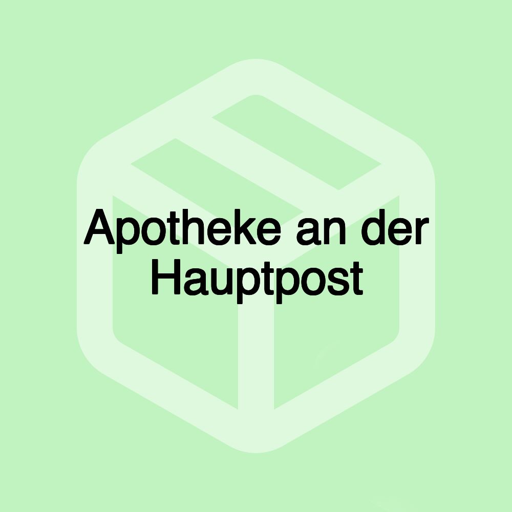 Apotheke an der Hauptpost