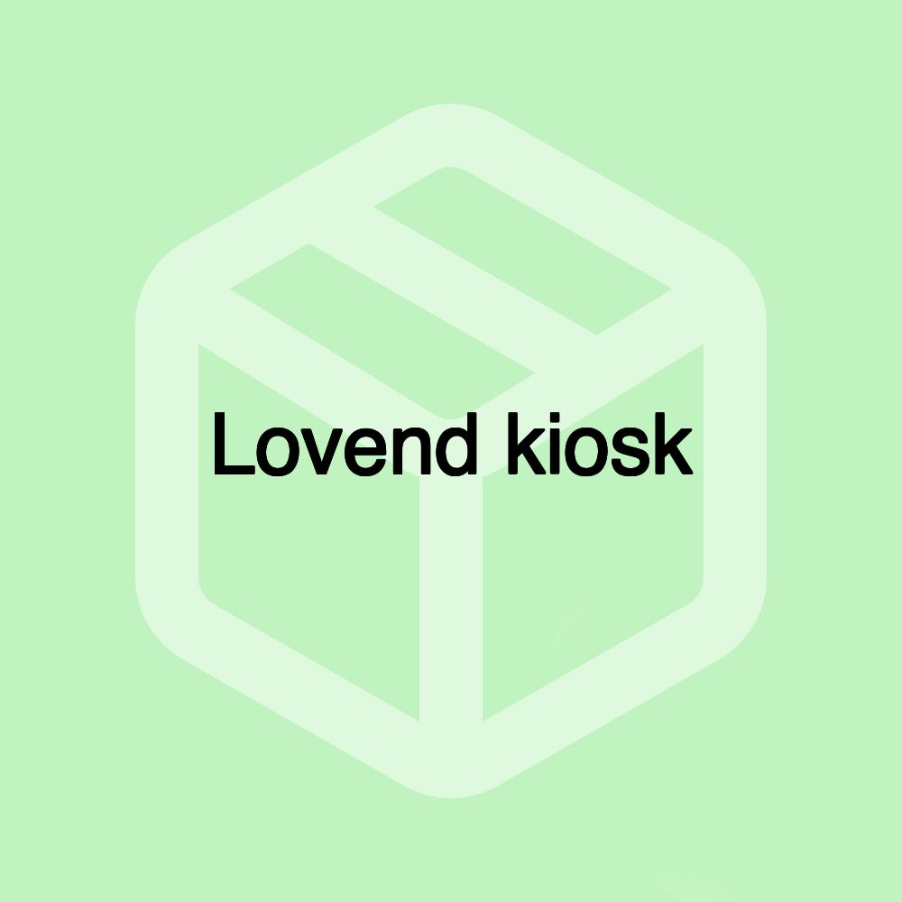 Lovend kiosk