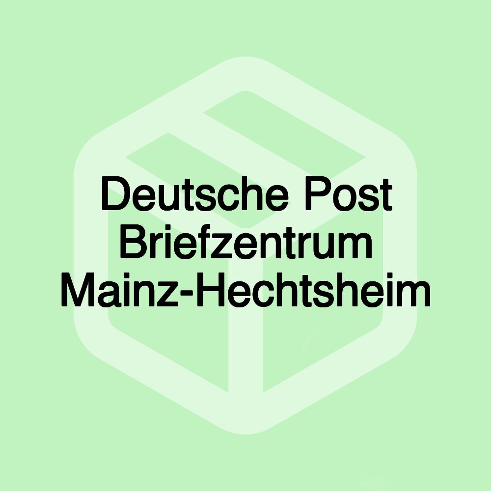 Deutsche Post Briefzentrum Mainz-Hechtsheim