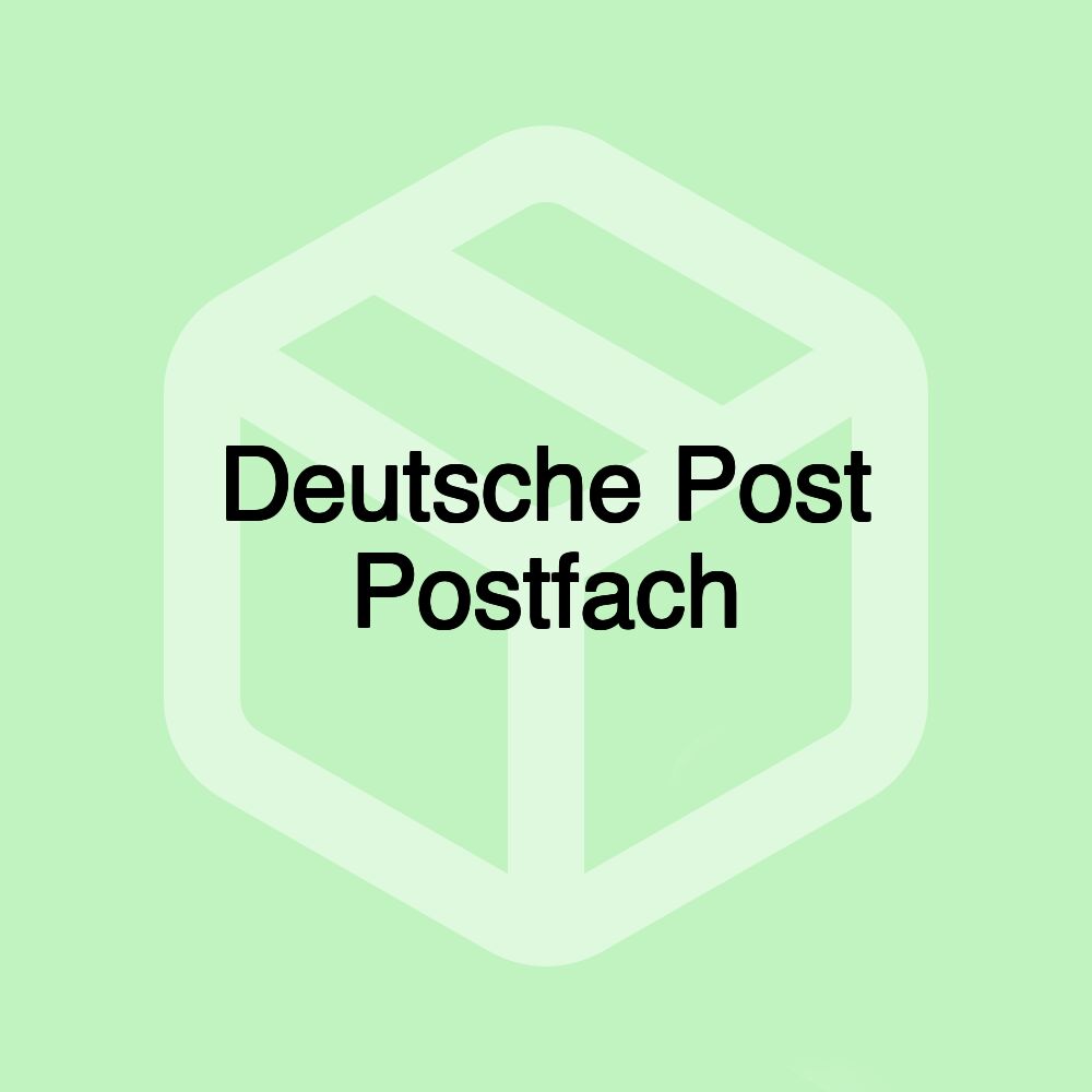 Deutsche Post Postfach