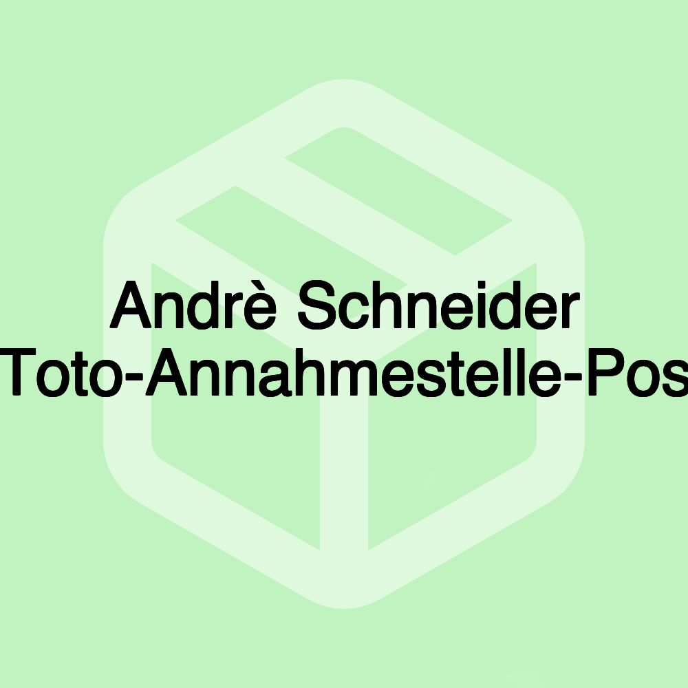 Andrè Schneider Lotto-Toto-Annahmestelle-Postfiliale