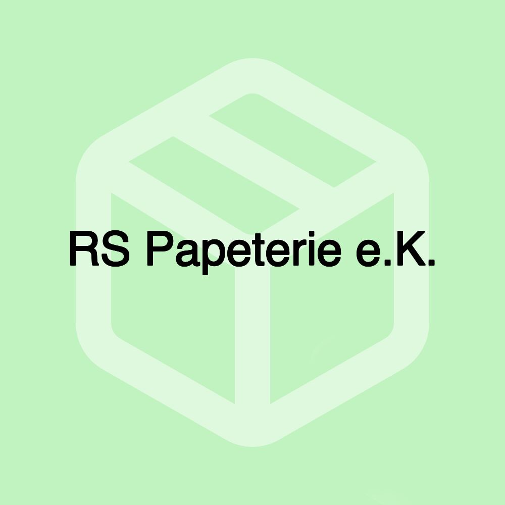 RS Papeterie e.K.