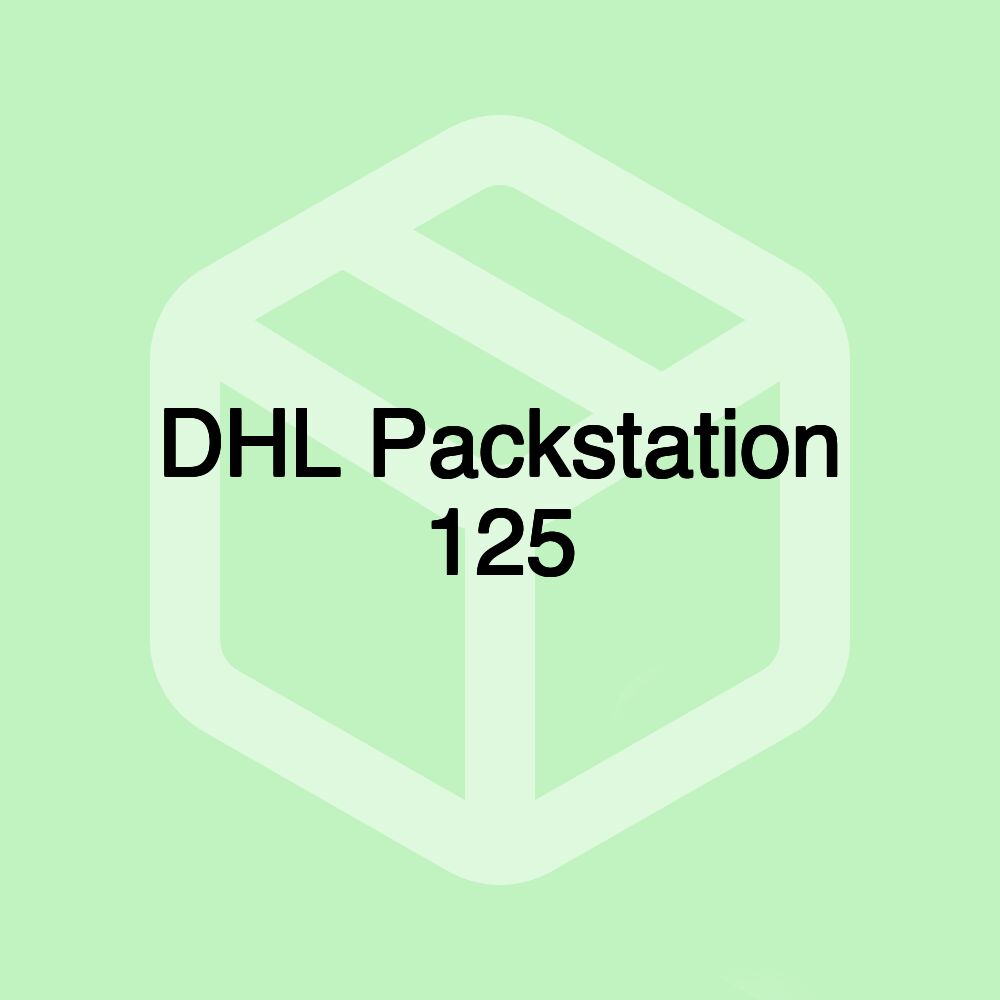 DHL Packstation 125