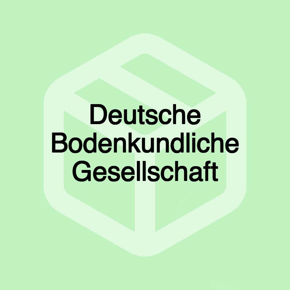 Deutsche Bodenkundliche Gesellschaft