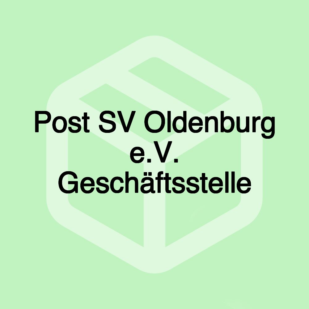 Post SV Oldenburg e.V. Geschäftsstelle