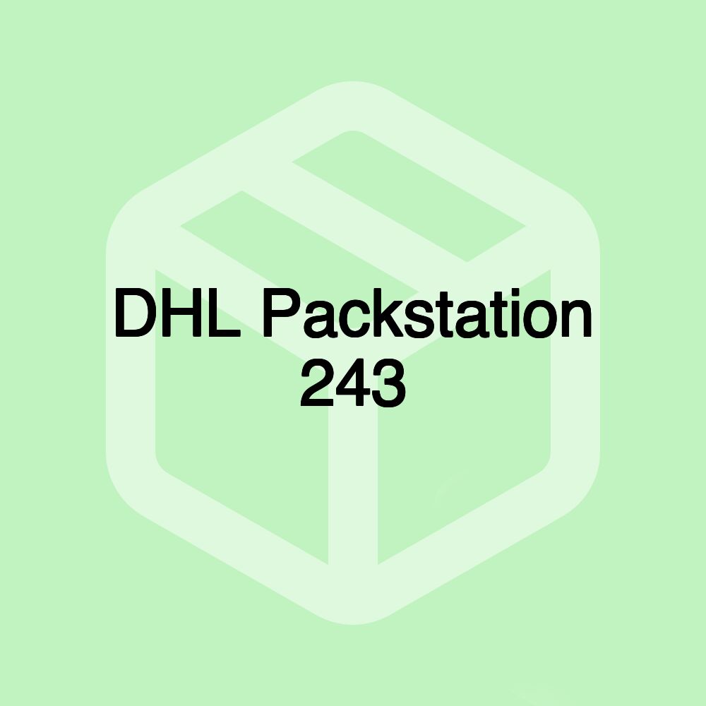 DHL Packstation 243