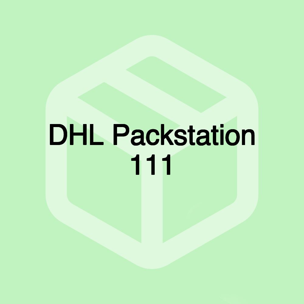 DHL Packstation 111