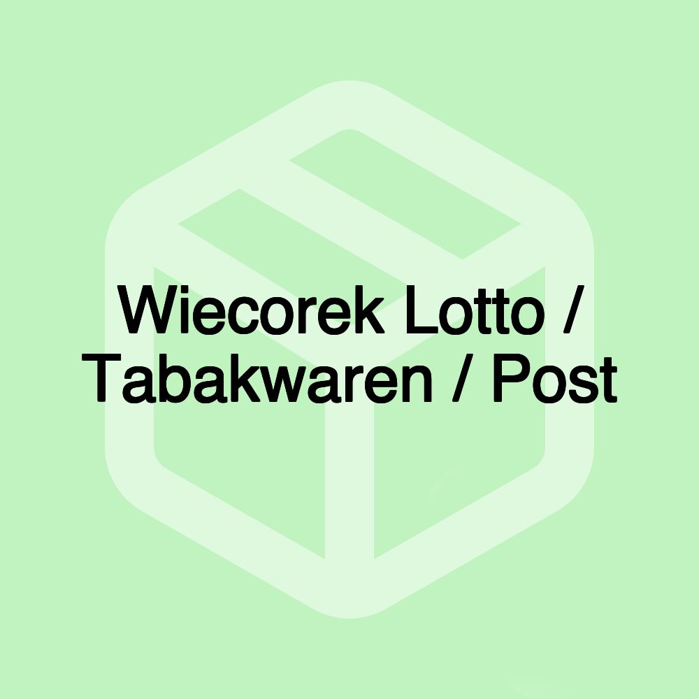 Wiecorek Lotto / Tabakwaren / Post