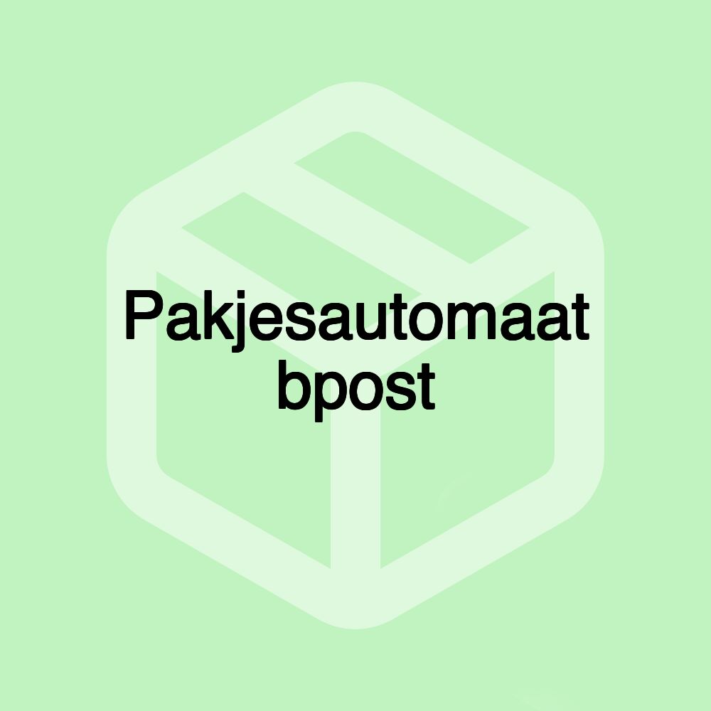 Pakjesautomaat bpost