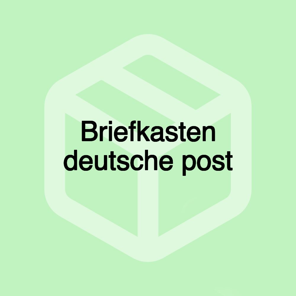 Briefkasten deutsche post