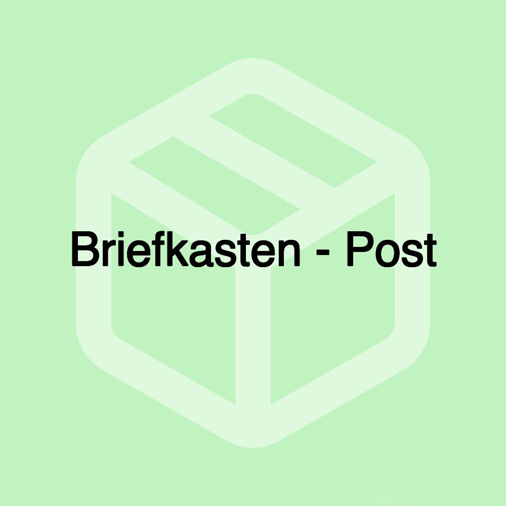 Briefkasten - Post