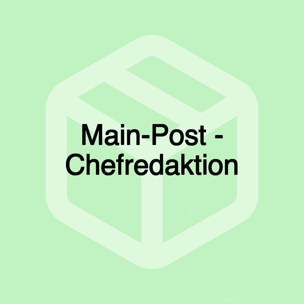 Main-Post - Chefredaktion