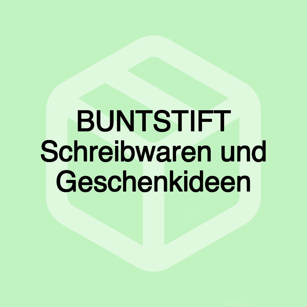 BUNTSTIFT Schreibwaren und Geschenkideen