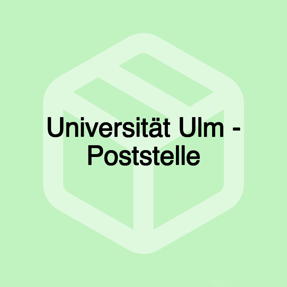 Universität Ulm - Poststelle