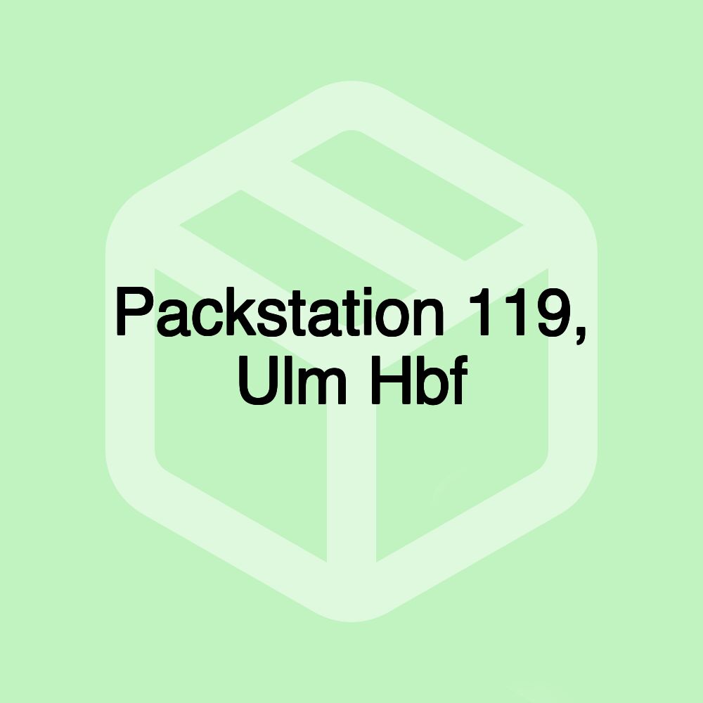 Packstation 119, Ulm Hbf