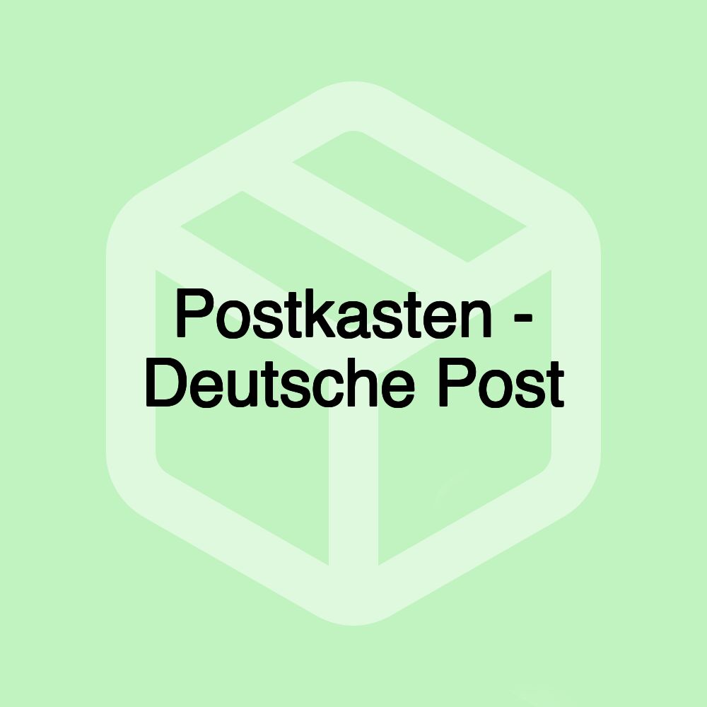 Postkasten - Deutsche Post