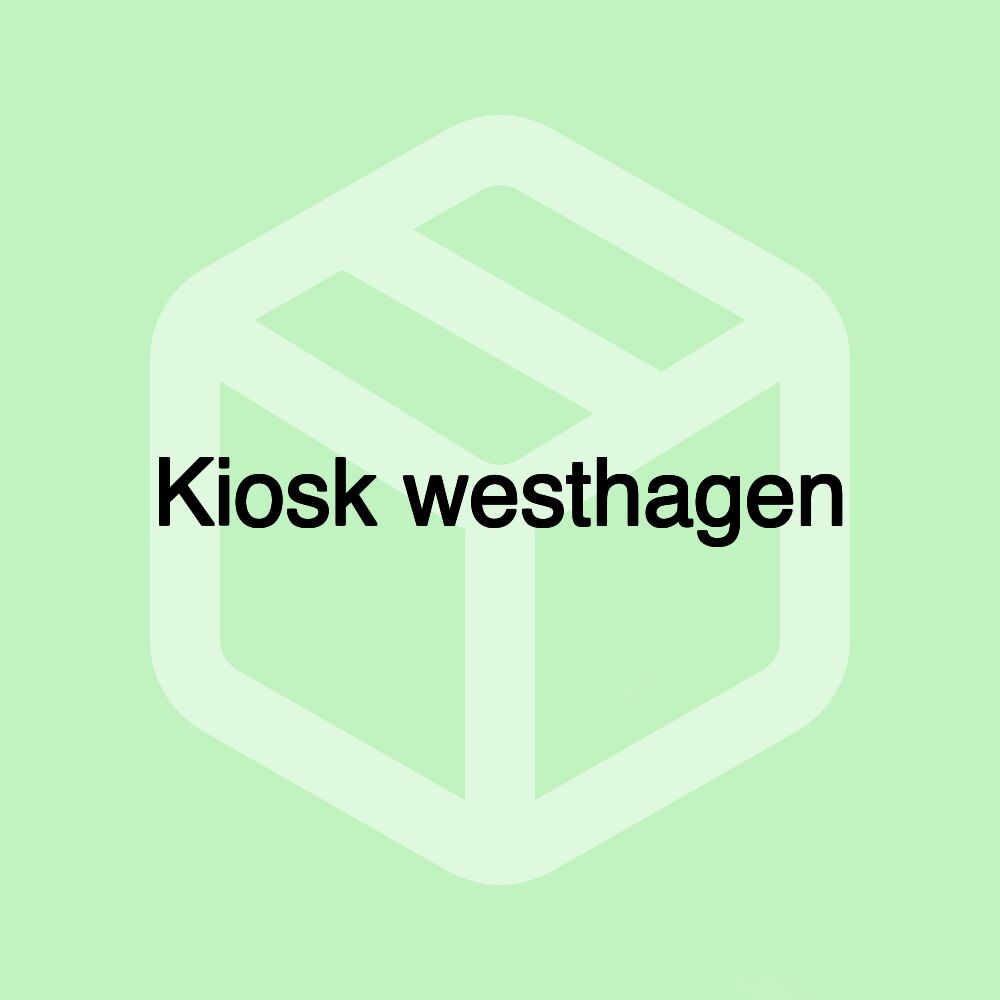 Kiosk westhagen