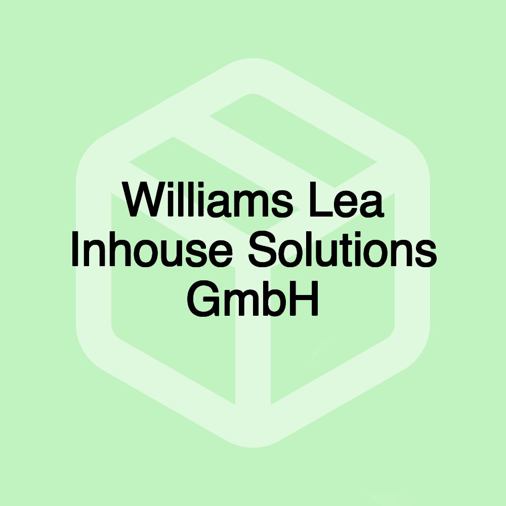 Williams Lea Inhouse Solutions GmbH