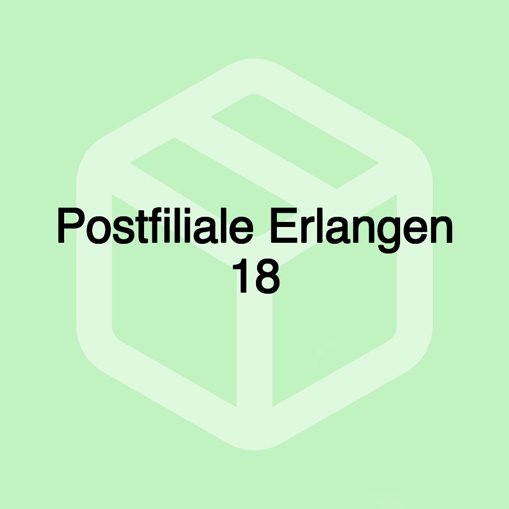 Postfiliale Erlangen 18