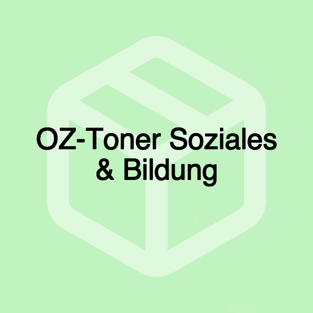 OZ-Toner Soziales & Bildung