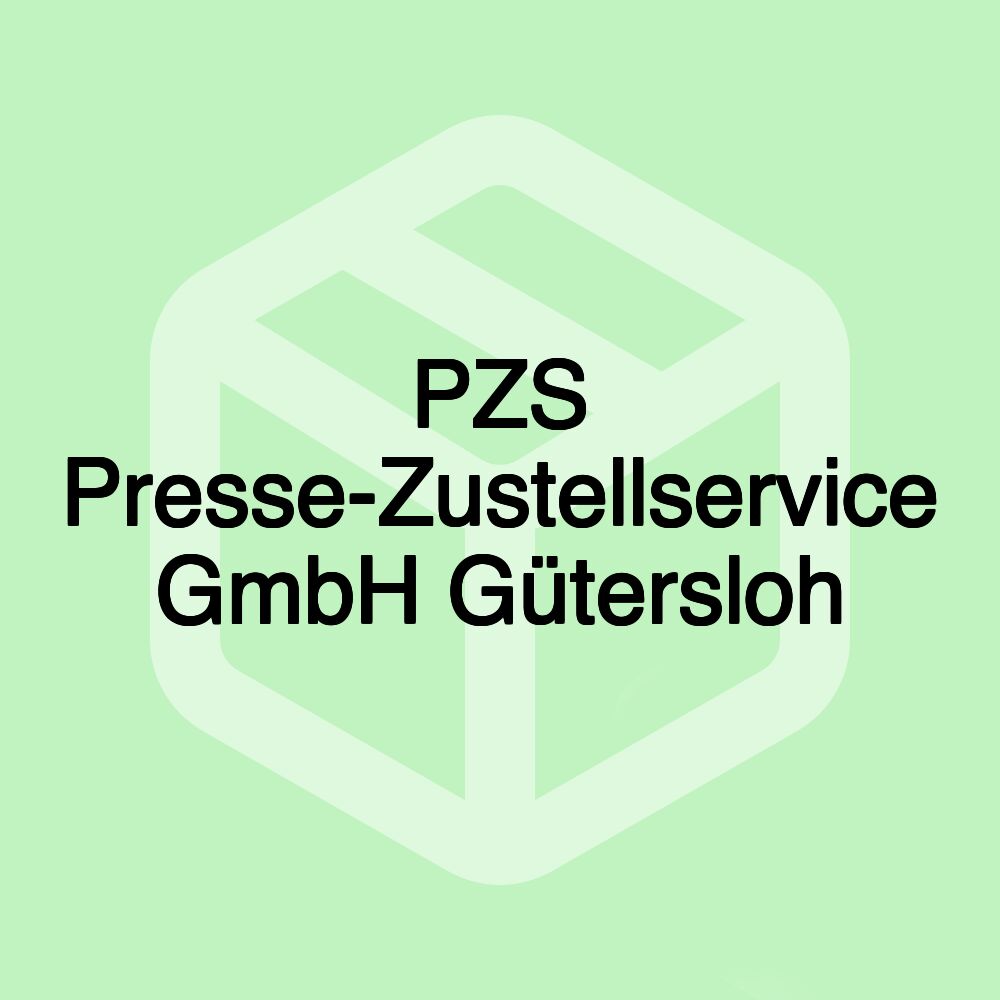 PZS Presse-Zustellservice GmbH Gütersloh